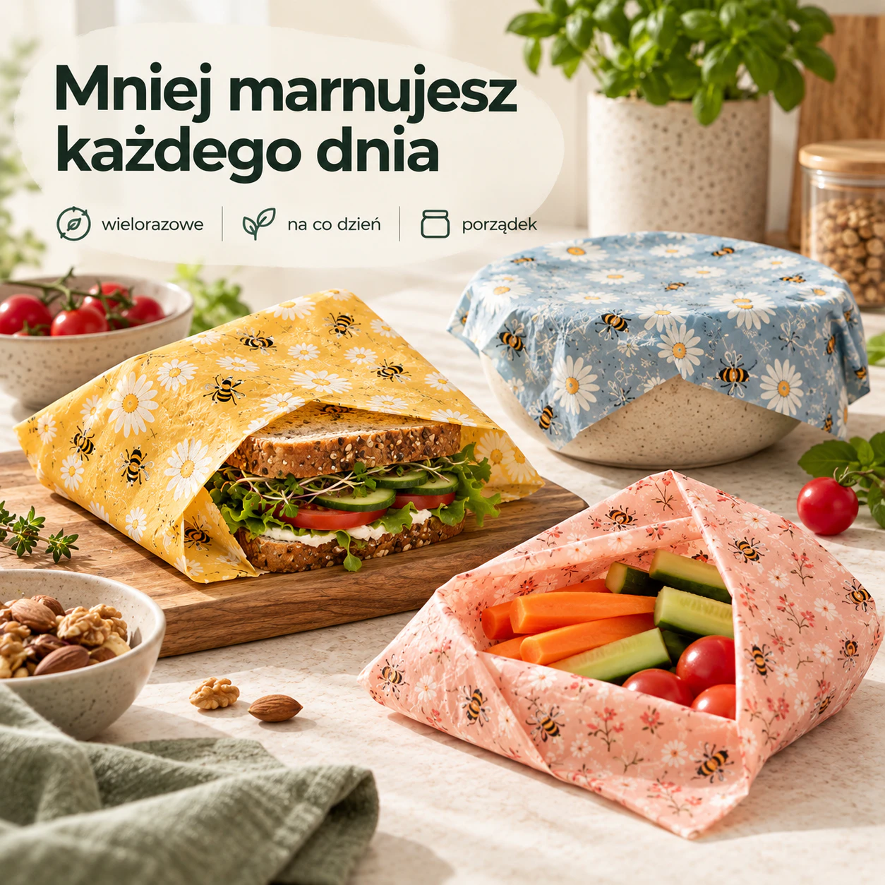 BeeWax - Arkusze do przechowywania jedzenia